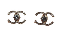 Load image into Gallery viewer, Silver CC earrings
